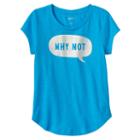 Plus Size Girls 7-16 So&reg; Curved-hem Graphic Tee, Girl's, Size: 16 1/2, Turquoise/blue (turq/aqua)