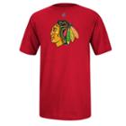 Men's Reebok Chicago Blackhawks Marian Hossa Hd Replica Player Name And Number Tee, Size: Xxl, Red