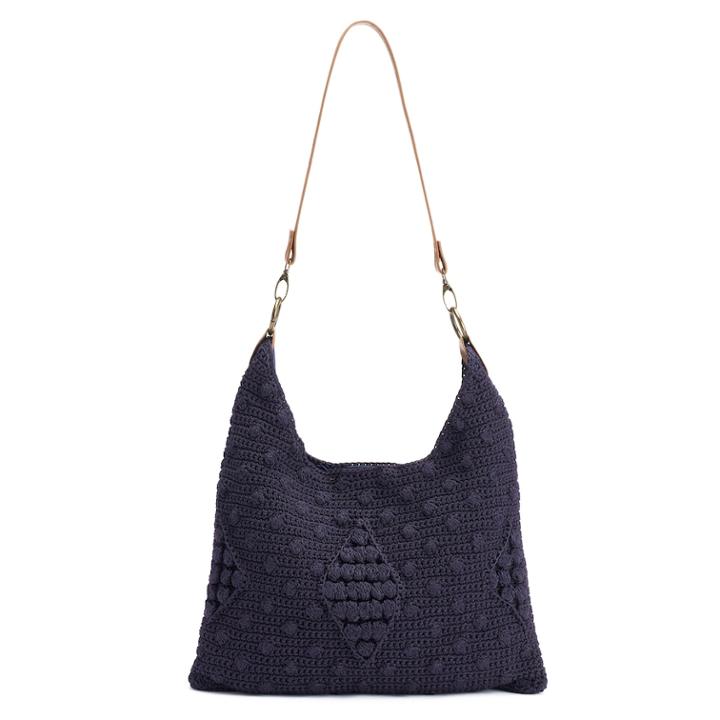Sonoma Goods For Life&trade; Crochet Hobo, Women's, Blue (navy)