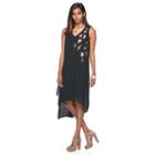 Women's Apt. 9&reg; Asymmetrical High-low Shift Dress, Size: Xl, Black