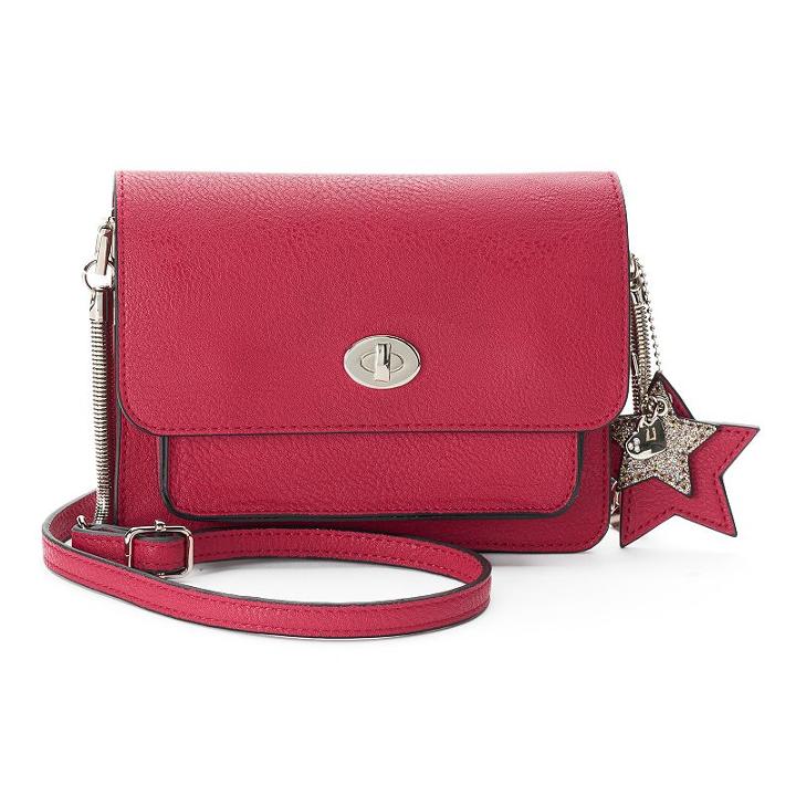 Candie's&reg; Lucy Flap Crossbody Bag, Women's, Red