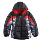 Boys 8-20 Pacific Trail Promo Puffer Jacket, Size: Small, Black