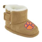 Baby Clemson Tigers Booties, Infant Unisex, Size: 0-3 Months, Brown