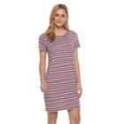 Women's' Sonoma Goods For Life&trade; Crewneck T-shirt Dress, Size: Xs, Lt Beige