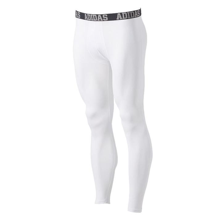 Men's Adidas Ultratech Climacool Base Layer Pants, Size: Xl, White