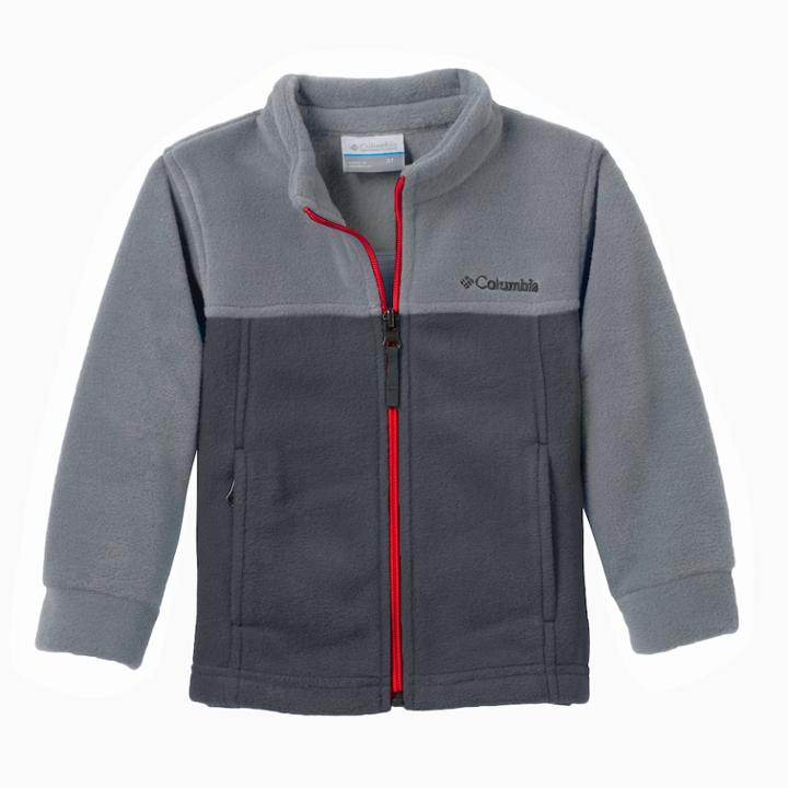 Toddler Boy Columbia Lightweight Fleece Jacket, Size: 3t, Dark Grey