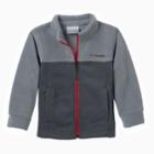 Toddler Boy Columbia Lightweight Fleece Jacket, Size: 3t, Dark Grey