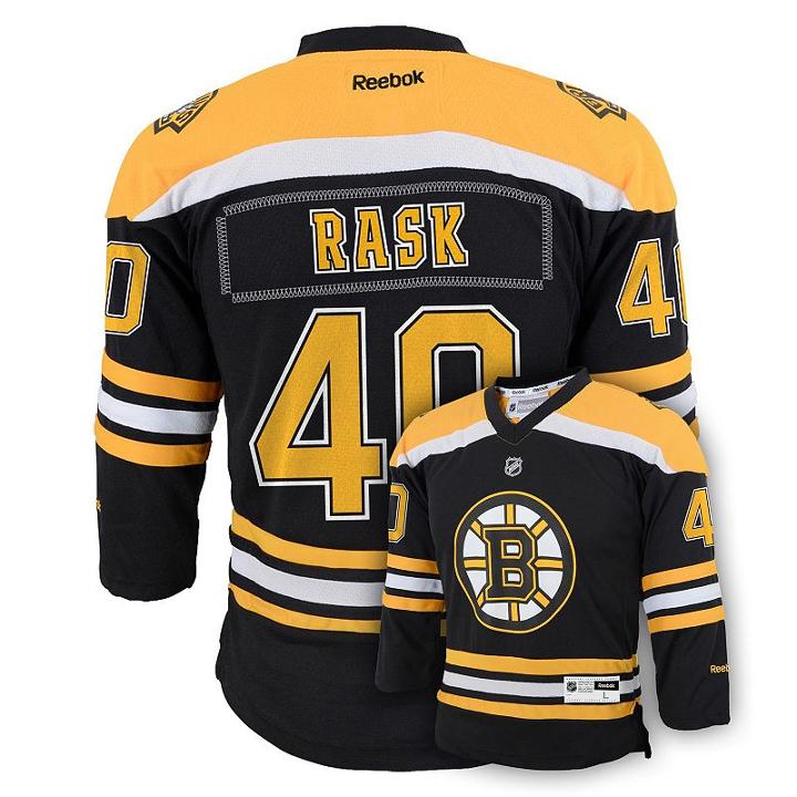 Boys 8-20 Reebok Boston Bruins Tuukka Rask Nhl Replica Jersey, Boy's, Size: L-xl, Black