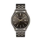Caravelle Men's Gunmetal Ion-plated Stainless Steel Watch - 45b149, Size: Large, Grey