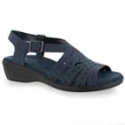 Easy Street Roxanne Women's Sandals, Size: 7.5 Wide, Blue (navy)