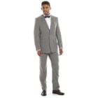 Men's Apt. 9&reg; Modern-fit Unhemmed Suit, Size: 36r 28, Light Grey