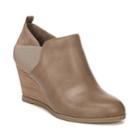 Dr. Scholl's Parler Women's Wedge Ankle Boots, Size: Medium (8), Beig/green (beig/khaki)