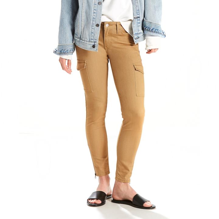 Women's Levi's 711 Utility Skinny Ankle Pants, Size: 33(us 16)m, White