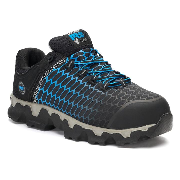 Timberland Pro Powertrain Sport Eh Men's Alloy Toe Work Shoes, Size: Medium (9.5), Black