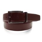 Men's Apt. 9&reg; Reversible Feather-edge Stitched Soft-touch Leather Belt, Size: 34, Oxford