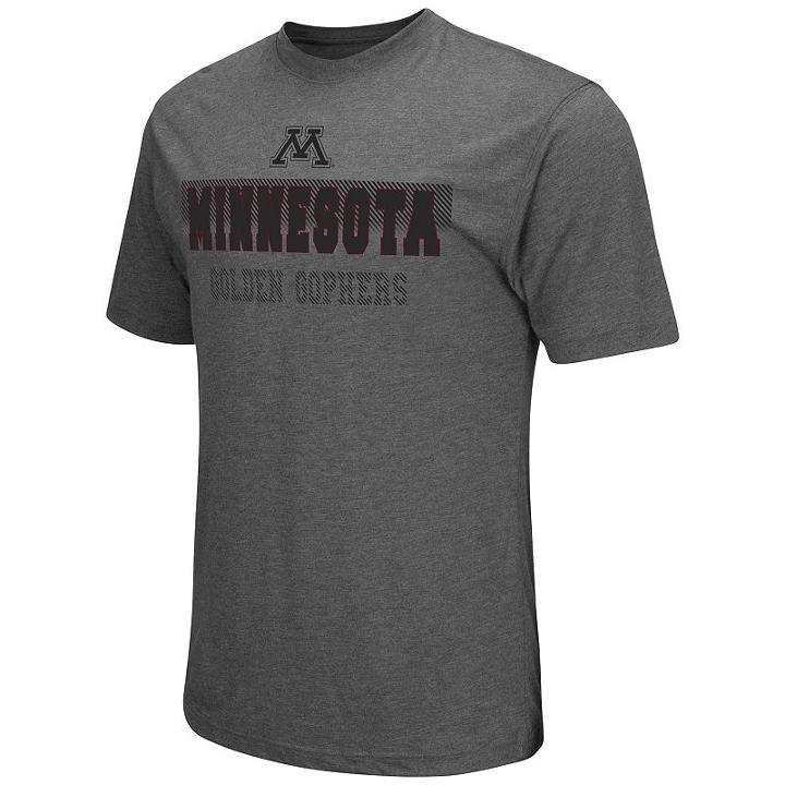 Men's Colosseum Minnesota Golden Gophers Prism Tee, Size: Xl, Dark Red