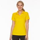 Women's Loudmouth Golf Essential Golf Polo, Size: Small, Med Yellow