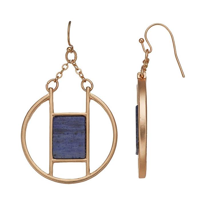 C.o. & Co. Circle Drop Earrings, Women's, Multicolor