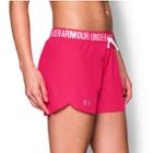 Women's Under Armour Play Up Shorts, Size: Xs, Harmony Red