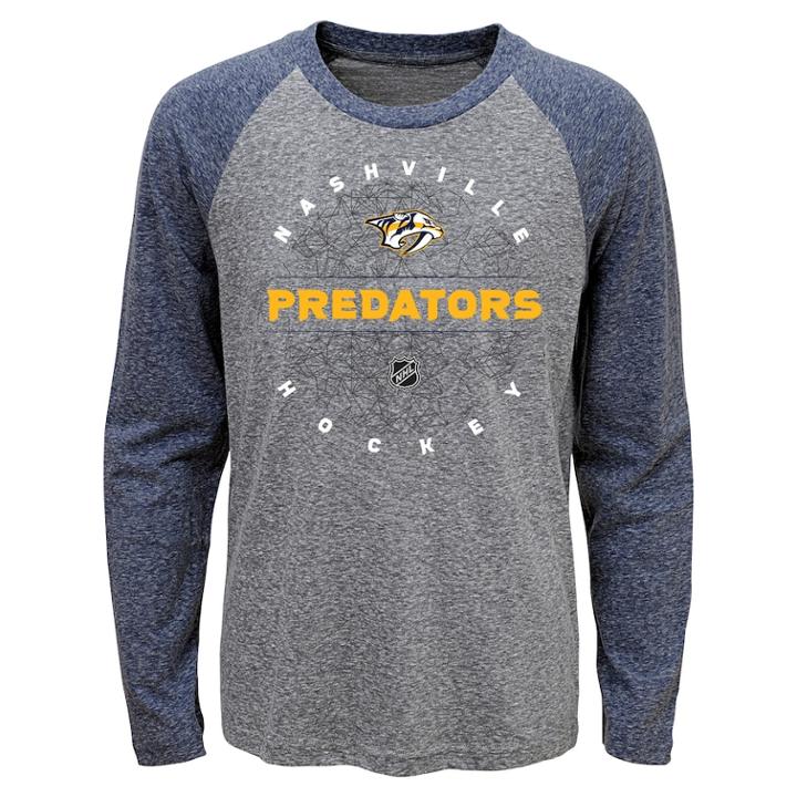 Boys 4-18 Nashville Predators Promo Tee, Size: 12-14, Grey