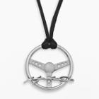 Insignia Collection Nascar Kasey Kahne Sterling Silver 5 Steering Wheel Pendant, Adult Unisex, Size: 20, Grey