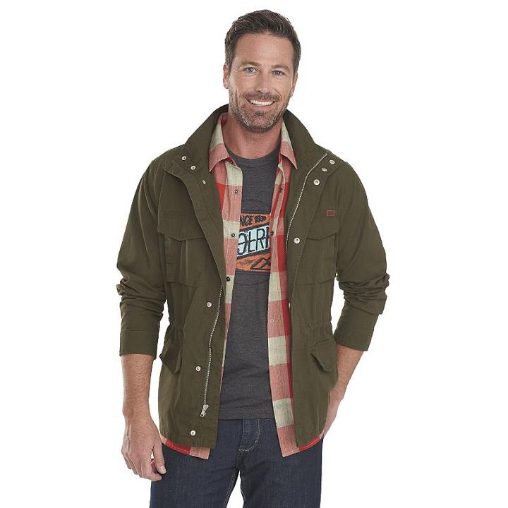 Men's Woolrich Changing Lanes Performance Jacket, Size: Xxl, Med Green
