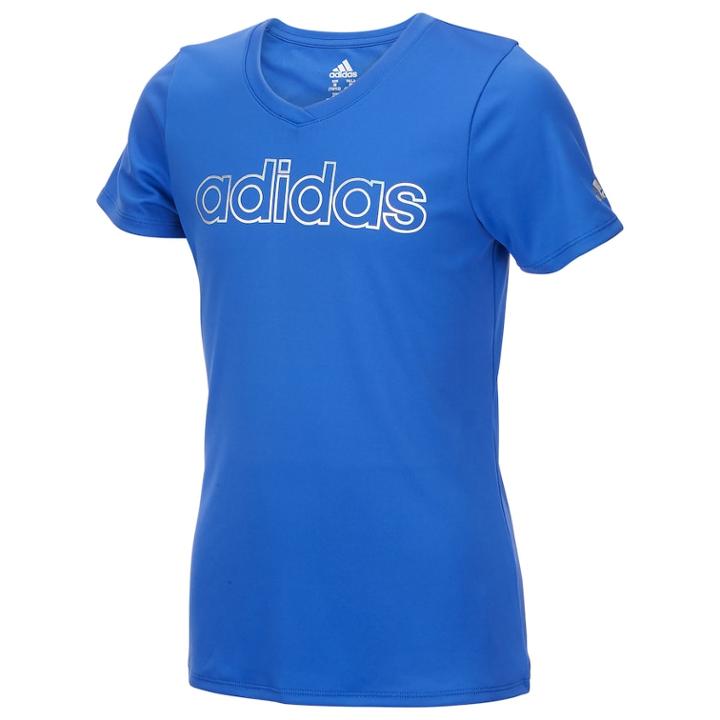 Girls 7-16 Adidas Outline Graphic Tee, Size: Large, Med Blue