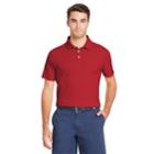 Men's Izod Interlock Solid Polo, Size: Medium, Brt Red