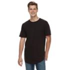 Men's Urban Pipeline&reg; Longline Tee, Size: Medium, Black