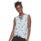 Juniors' So&reg; Strappy Tank, Teens, Size: Large, Blue (navy)
