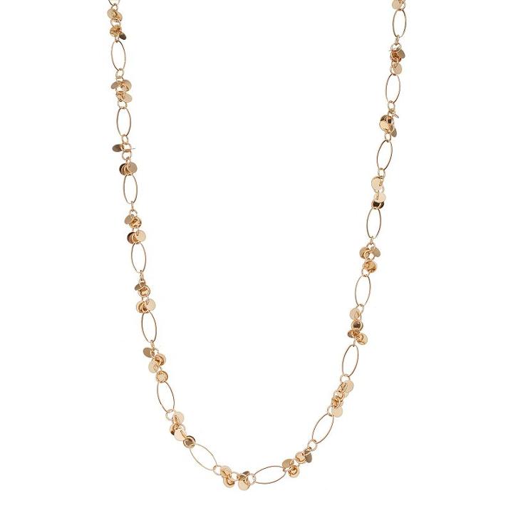 Apt. 9&reg; Long Disc Cluster Oval Link Necklace, Women's, Gold