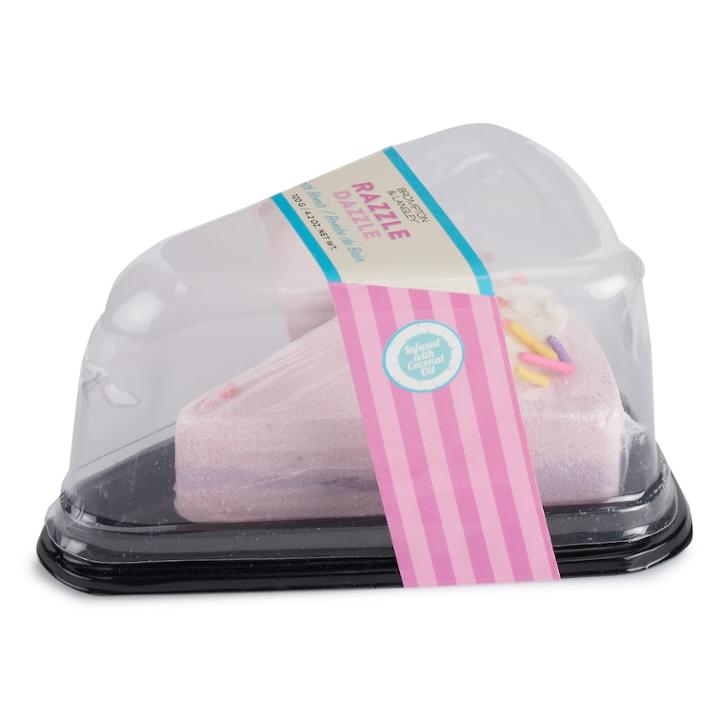Brompton & Langley Razzle Dazzle Cake Bath Bomb, Purple
