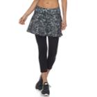 Women's Tek Gear&reg; Performance Skirted Capri Leggings, Size: Xs, Black
