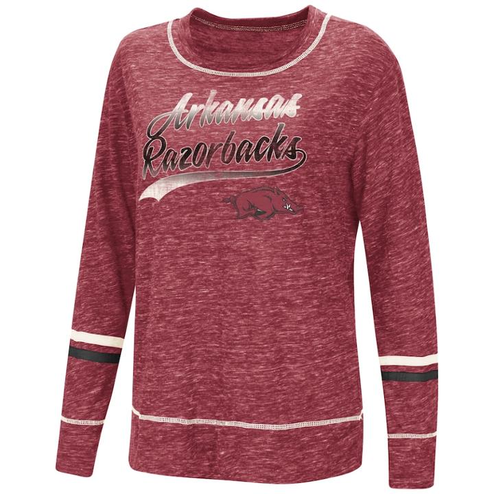 Women's Arkansas Razorbacks Giant Dreams Tee, Size: Xxl, Dark Red