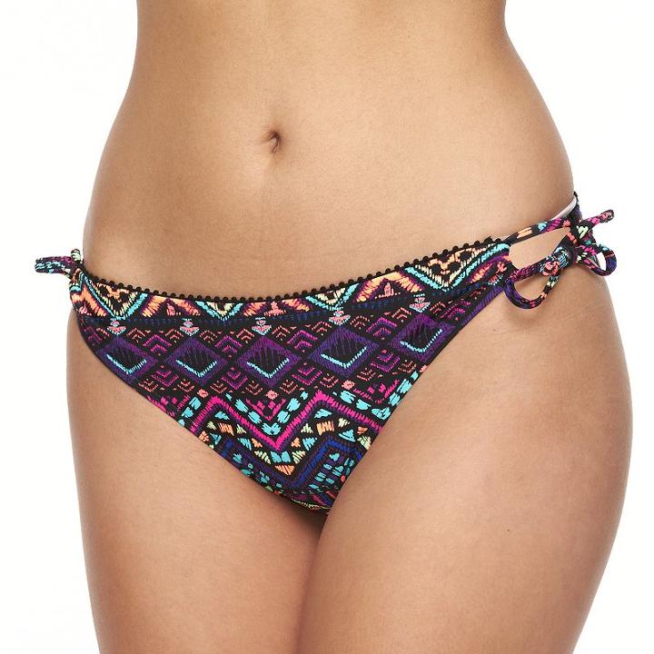 Mix And Match Tribal Scoop Bikini Bottoms, Size: Large, Ovrfl Oth