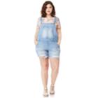 Plus Size Juniors' Plus Wallflower Distressed Denim Shortalls, Teens, Size: 3xl, Yellow