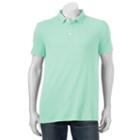 Apt. 9, Big & Tall &reg; Solid Modern-fit Polo, Men's, Size: Xl Tall, Lt Green