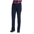 Dickies Relaxed Straight-leg Stretch Twill Pants - Women's, Size: 4 - Regular, Blue