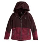 Girls 7-16 Reebok Softshell Midweight Fleece-lined Jacket, Size: 14-16, Dark Red
