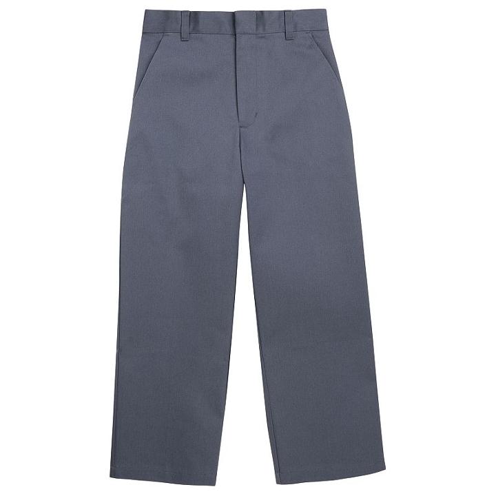 Boys 8-20 French Toast School Uniform Modern-fit Double-knee Flat-front Pants, Boy's, Size: 8, Grey