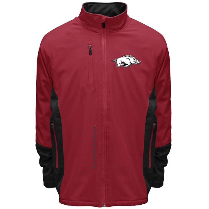 Men's Franchise Club Arkansas Razorbacks Apex Softshell Jacket, Size: Medium, Red