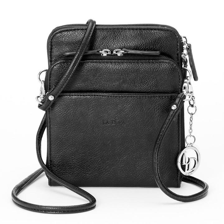 La Diva Tall Crossbody Bag, Women's, Black