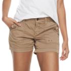 Women's Sonoma Goods For Life&trade; Utility Shorts, Size: 12, Med Brown