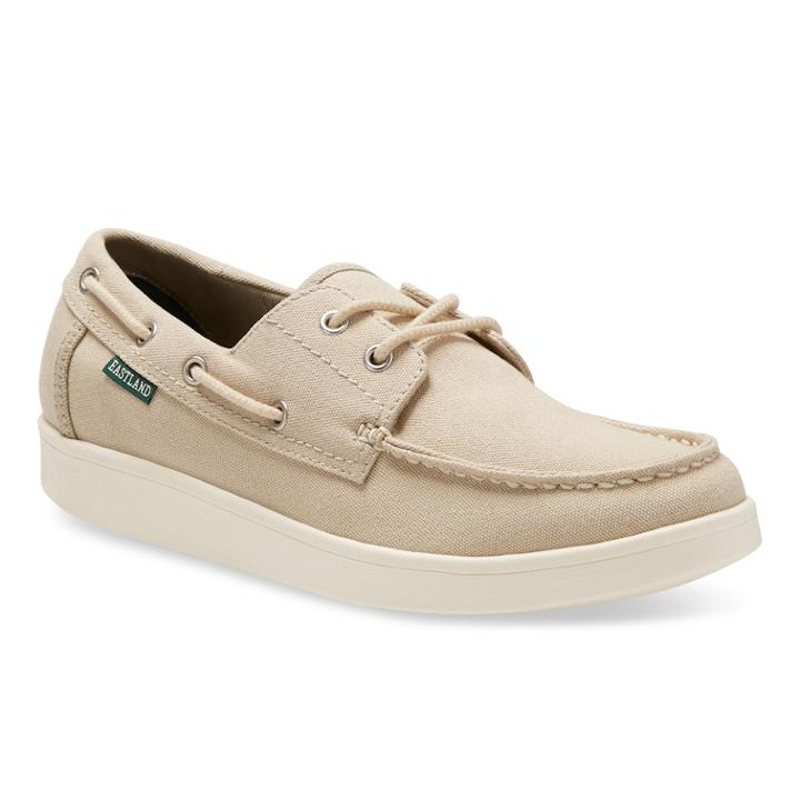 Eastland Popham Men's Boat Shoes, Size: 11 D, Lt Beige