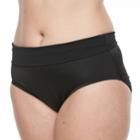 Plus Size Trimshaper High-waisted Brief Bottoms, Women's, Size: 18 W, Black