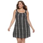 Plus Size Apt. 9&reg; Knot A-line Dress, Women's, Size: 3xl, Brown Over