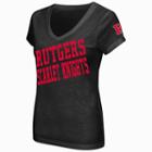 Juniors' Campus Heritage Rutgers Scarlet Knights Shoutout V-neck Tee, Women's, Size: Small, Red Other