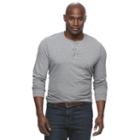 Men's Sonoma Goods For Life&trade; Modern-fit Flexwear Henley, Size: 2xb, Black