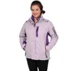 Women's Excelled Colorblock 3-in-1 Systems Jacket, Size: Small, Purple