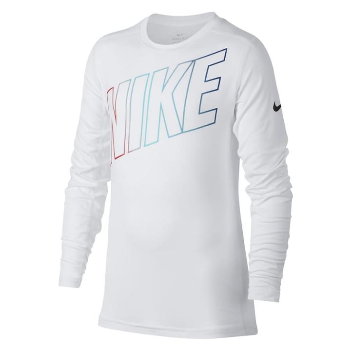 Boys 8-20 Nike Base Layer Training Top, Size: Large, White